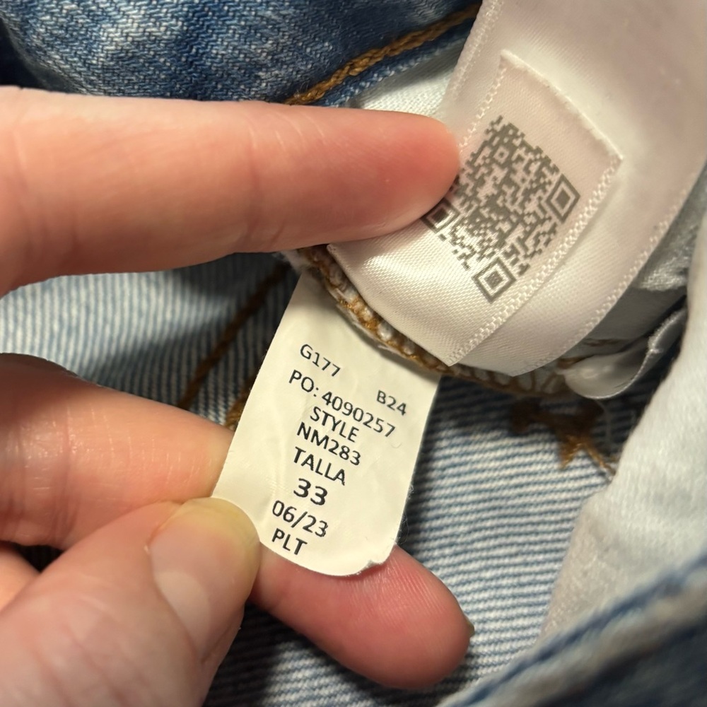 Madewell Light Blue Straight Leg Jeans - Picture 4 of 4